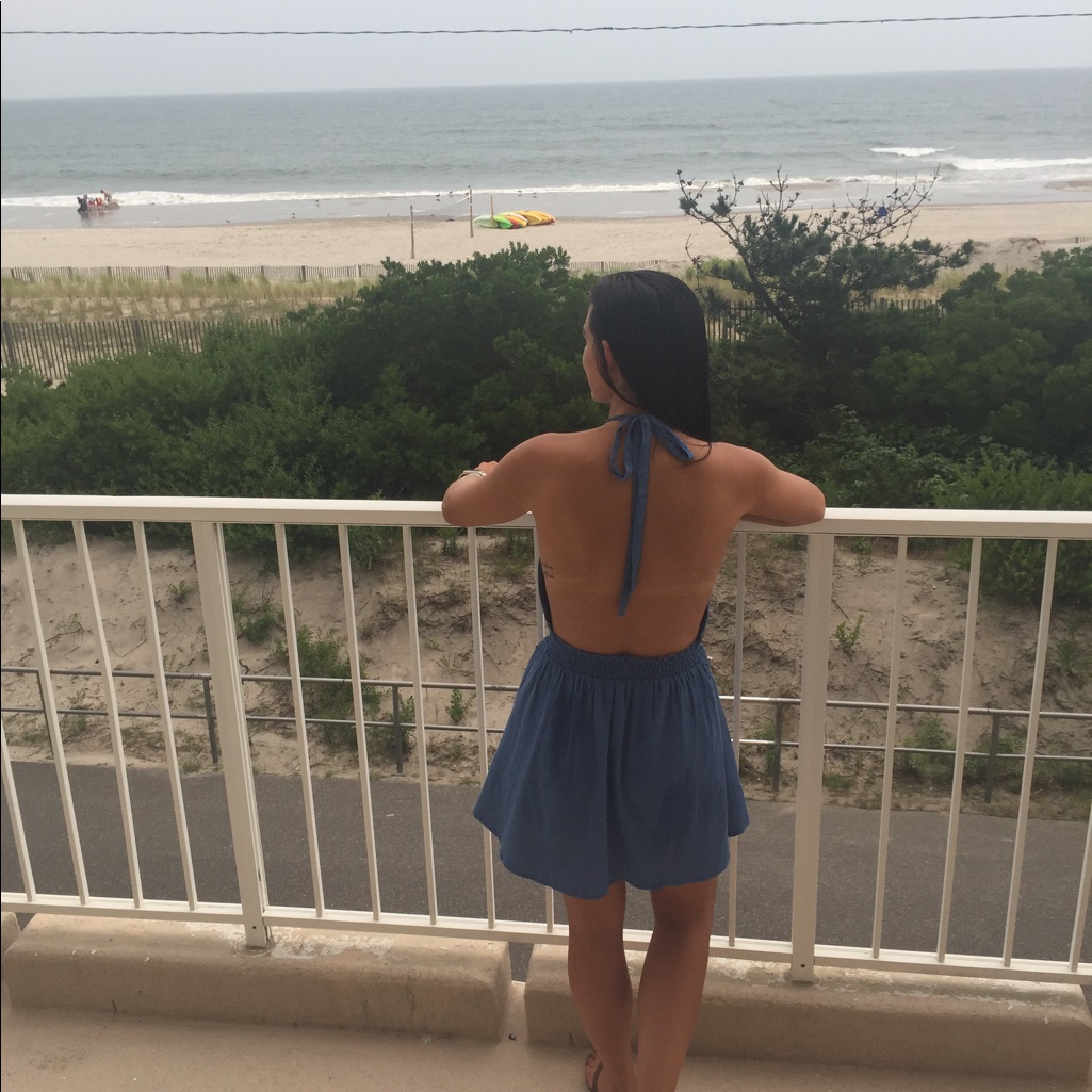 Summer Backless Romper